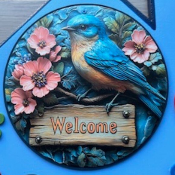 WELCOME TO OUR HOME Address Sign with YOUR ADDRESS Unique Gift for Mother’s Day - Picture 1 of 6
